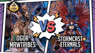 Stormcast Eternals vs Ogor Mawtribes | Репорт | Age of Sigmar | 2000 pts