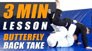 DMBJJ QUICK LESSON   Butterfly Guard Back Take