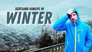 THIS WAS A MISTAKE, living in a van in Scotland during Winter