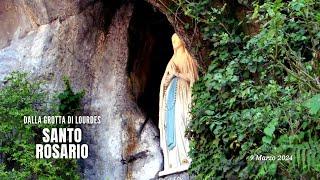 SANTO ROSARIO da Lourdes - misteri gaudiosi - 09/03/2024