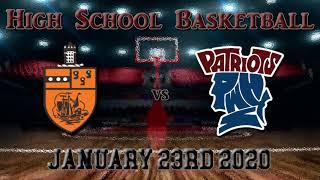 PW Boys BBall vs Chester 2019 20