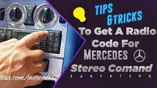 SOLVED - To Get A Radio Code For Mercedes Stereo Command | Free of Charge