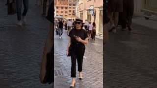 Italian streetstyle️Rome #shorts #streetstyle #fashion #rome #moda #fashionstyle