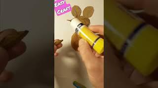 Осенние поделки из листьев МЫШКА Easy Crafrs DIY