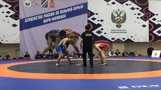 Кильчуков Ислам (Москва/КБР) vs Багаев Арслан (РСО-Алания) - Финал 80кг. Россия 2020г. 1 период