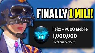 I REACHED 1 MILLION SUBSCRIBERS!! | PUBG Mobile