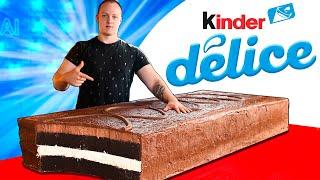 Я СДЕЛАЛ ГИГАНТСКИЙ KINDER delice ВЕСОМ 200 КИЛОГРАММ