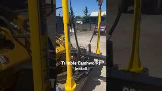 Trimble Earthworks Install on a CAT 299D3 Skidsteer!