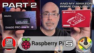 Livestream  Set Up Raspberry Pi 5 w/M.2 SSD and my Prime Day Haul ️