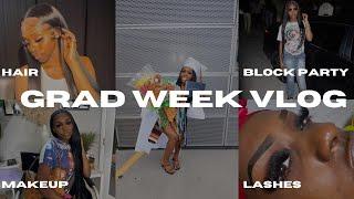 the end of an era…GRWM FOR GRADUATION|wig install,lashes,makeup, etc +VLOG