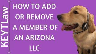 How to Add or Remove a Member of an Arizona LLC (2024)