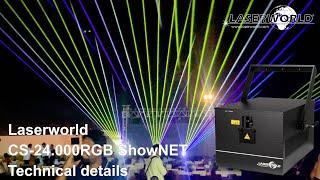 Laserworld CS-24.000RGB ShowNET Technical details