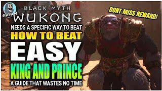 BEST HOW TO BEAT Second Prince Of Flowing Sands SECRET REWARD EASY GUIDE | Black Myth Wukong