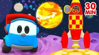 Car Cartoons for Kids & Street Vehicles - Leo the truck & kids' rhymes.