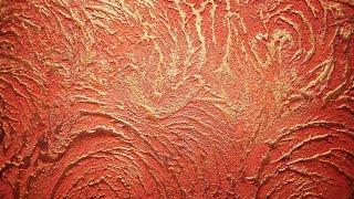 Simple Decorative Plaster Texture . How to make with your own hands.