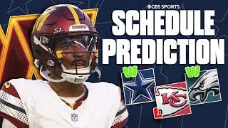 Washington Commanders 2025 Schedule Prediction | Jayden Daniels a TOP 5 favorite to win MVP?