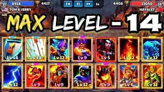 Battle Against Max Level 14 Castle Player! Castle Crush