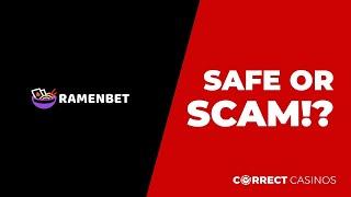 RAMENBET CASINO - SCAM !!!