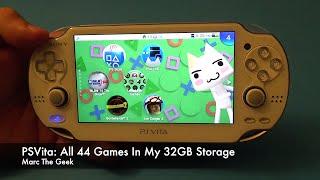 PSVita: All 44 Games on My 32GB Storage