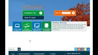 Screen Sharing with ShowMyPC Free Version
