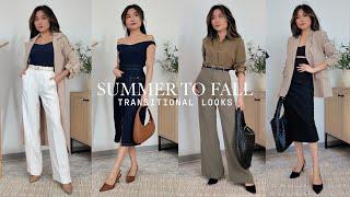 SUMMER to FALL Transitional Outfits  Petite Work & Casual Outfits ft. Love Bonito