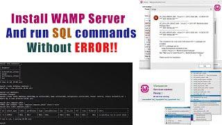 How To Install Wamp Server MySQL (Server and Workbench) | Wamp server