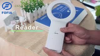 PT200  Animal ID Reader With Long Distance And USB Communication FDX-B Tag Reader