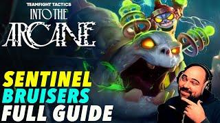 Sentinel Bruisers (Full Hyper Roll Guide) 3-STAR NUNU - TFT Set 13 (Into The Arcane)