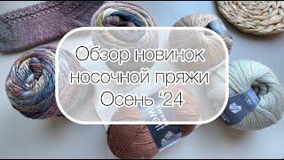 Обзор новинок носочной пряжи - осень 2024. Часть 2