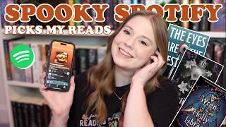 reading as many books as i can this week | spooky spotify chooses my tbr