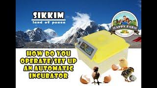 HOW DO YOU SET OR OPERATE AN AUTOMATIC EGG INCUBATOR.