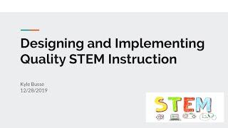 Final Project: STEM PBL Unit Design