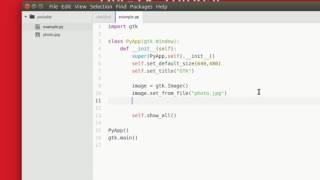 PyGtk Tutorial - Image