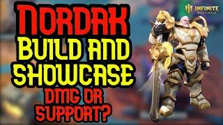 Nordak Showcase And Builds Massive Damage?! - Infinite Magicraid