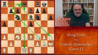 5 Minutes with GM Ben Finegold: Ding vs Gukesh, Game 12