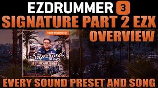 EZdrummer 3's Signature Part 2 EZX by Toontrack | Every Sound Preset and Song