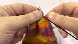 Easy Sock Knitting Tutorials - Part 8 - Bind off and Finish!