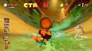 Sewer Speedway - All CTR Challenge Token Letter Locations - Crash Team Racing Nitro-Fueled