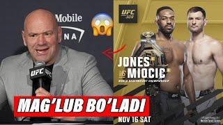 JON JONS VA STIPE MIOCHICH JANGIGA DANA VA BOSHQA UFC JANGCHILARINING FIKRI!