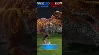 Атака монолофозавра в Jurassic World Alive