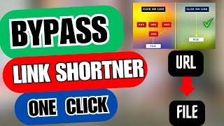  Bypass Link / URL Shortner  Easily  | New Method