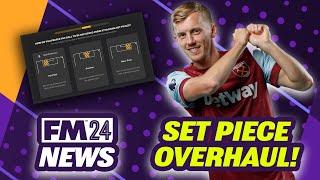 FM24’s NEW Set Pieces look GREAT - FM24 NEWS