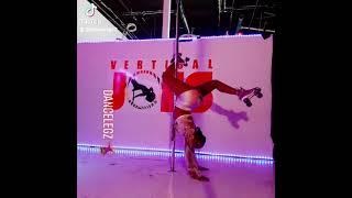 POLERSKATING| Pole Fitness  Variations with Rollerskates DanceLegz ‍️| Vertical Joe's