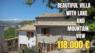 Beautiful rural villa with garden and terraces near the lake. Abruzzo.