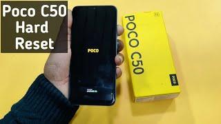 Poco C50 Hard Reset | Pattern Unlock without pc