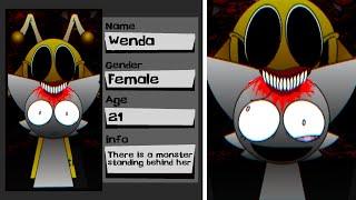 Sprunki (Simon’s Realm Wenda Treatment) With ALL Characters Description | Horror Mod (Incredibox)
