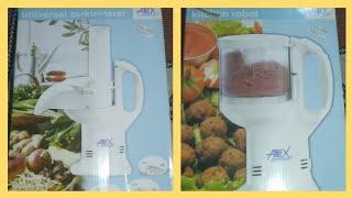 Anex Universal zerkleinerer kitchen robot/ unboxing and review/how to use in kitchen