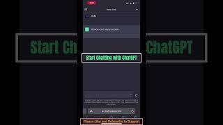 How To Get ChatGPT  On Mobile (iPhone / Android)(2023) #shorts #short #tech #technology #chatgpt