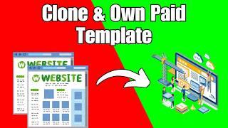 How to DOWNLOAD & Customize Any Paid HTML Template | FREE & EASY 