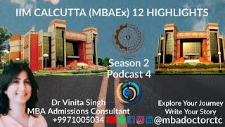 IIM-C (MBAEx) 12 Highlights